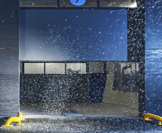 Панорамные ворота AluTherm в Каневской