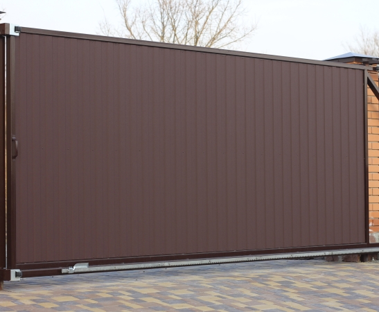 Откатные ворота в Каневской