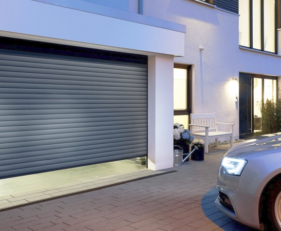 Ворота из роллетного профиля в Каневской